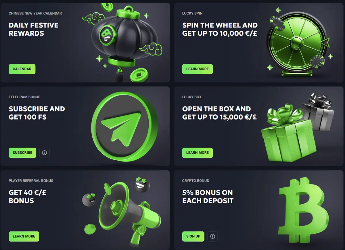 De beste bonussen van Luckywave Casino